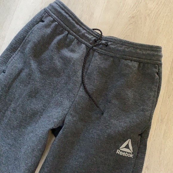 Reebok Grey Sweatpants drawstring joggers size small - Picture 5 of 13